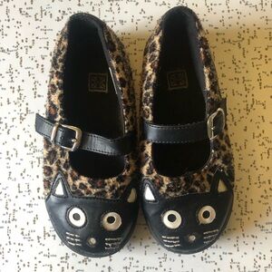 Used Kitty Mary-Jane Leopard TUK Kids Size US13